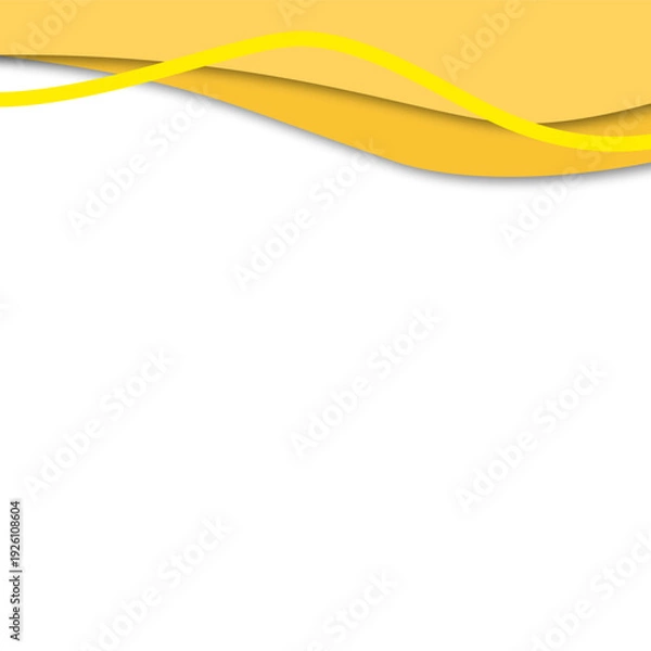 Obraz Abstract Yellow Decorative Divider 