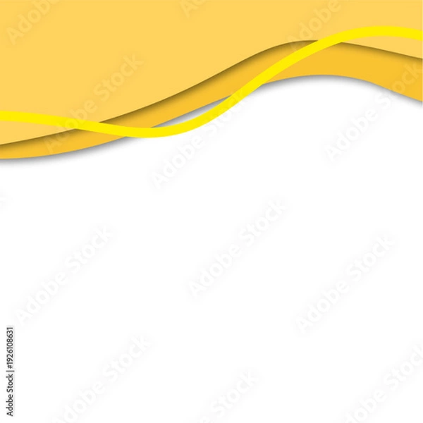 Obraz Abstract Yellow Decorative Divider 