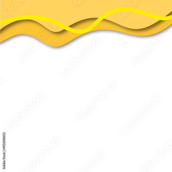 Obraz Abstract Yellow Decorative Divider 