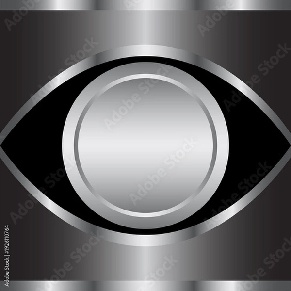 Obraz vector metal button