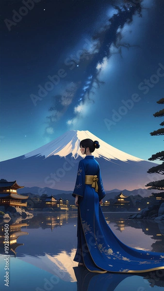 Obraz 青のイメージ