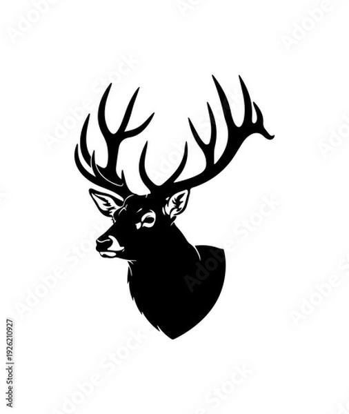 Obraz Deer Head Logo