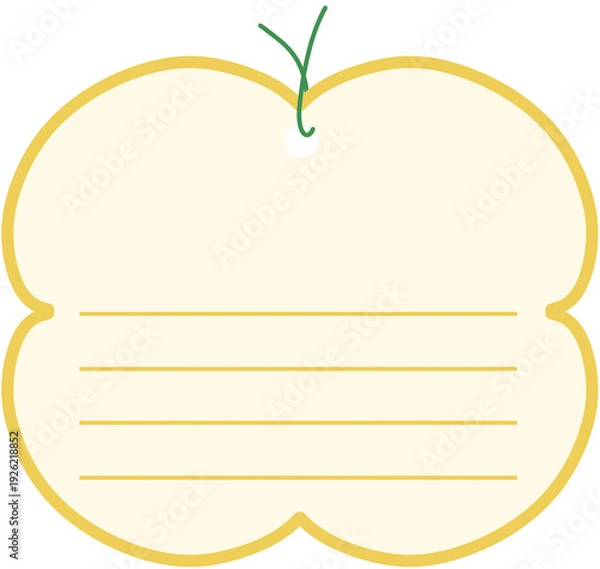 Obraz 노란색 줄 메모지