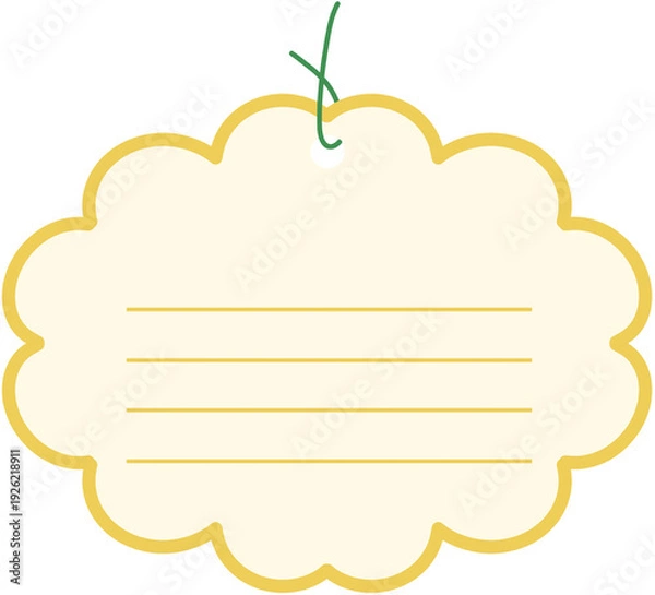 Obraz 노란색 메모지 택