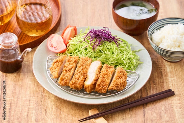 Obraz ロースとんかつ定食