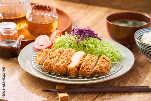 Obraz ロースとんかつ定食