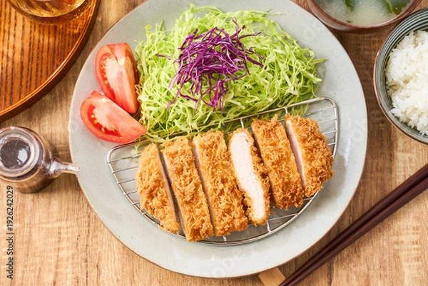 Obraz ロースとんかつ定食