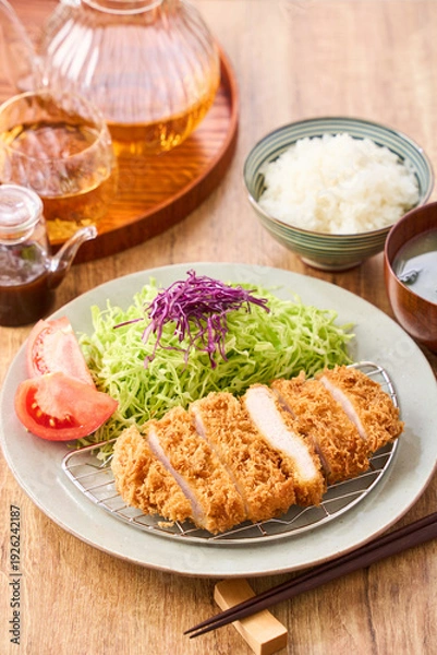 Obraz ロースとんかつ定食