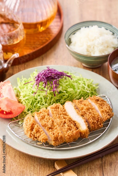 Obraz ロースとんかつ定食