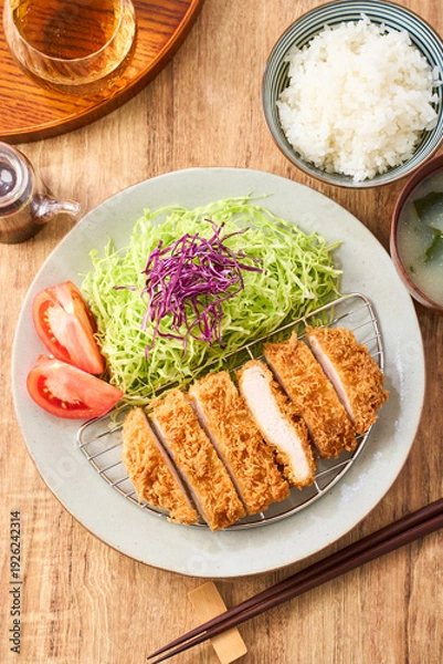 Obraz ロースとんかつ定食