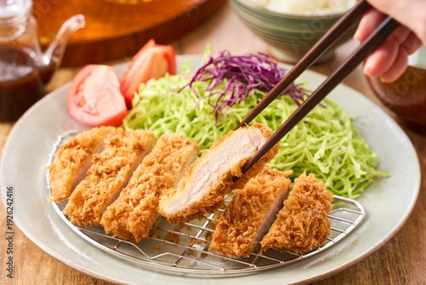 Obraz ロースとんかつ定食