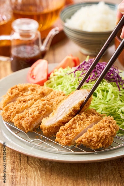 Obraz ロースとんかつ定食