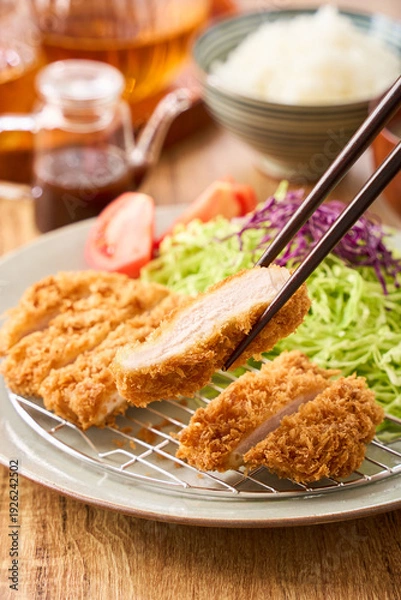 Obraz ロースとんかつ定食