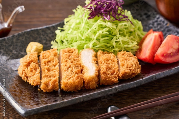 Obraz ロースとんかつ定食