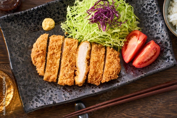 Obraz ロースとんかつ定食