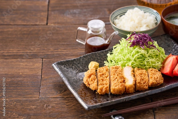Obraz ロースとんかつ定食