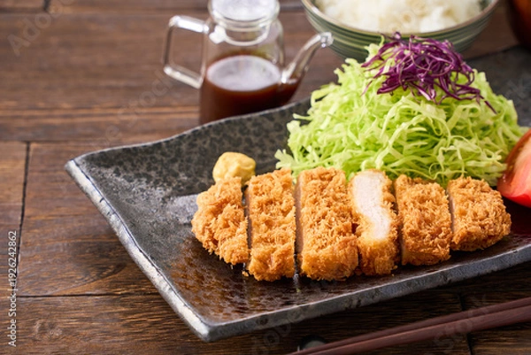 Obraz ロースとんかつ定食