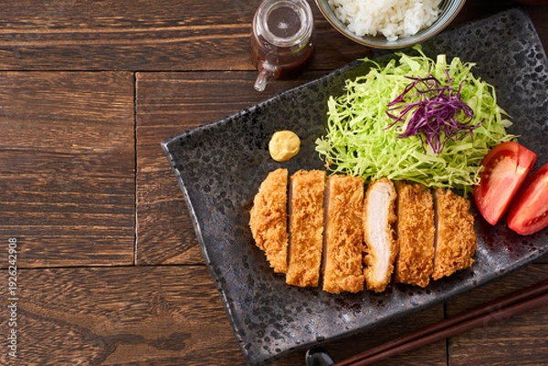 Obraz ロースとんかつ定食