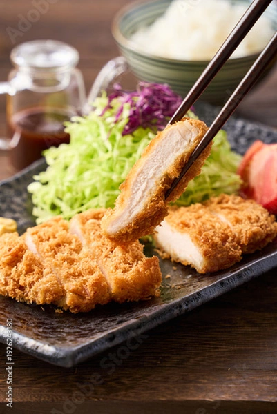 Obraz ロースとんかつ定食