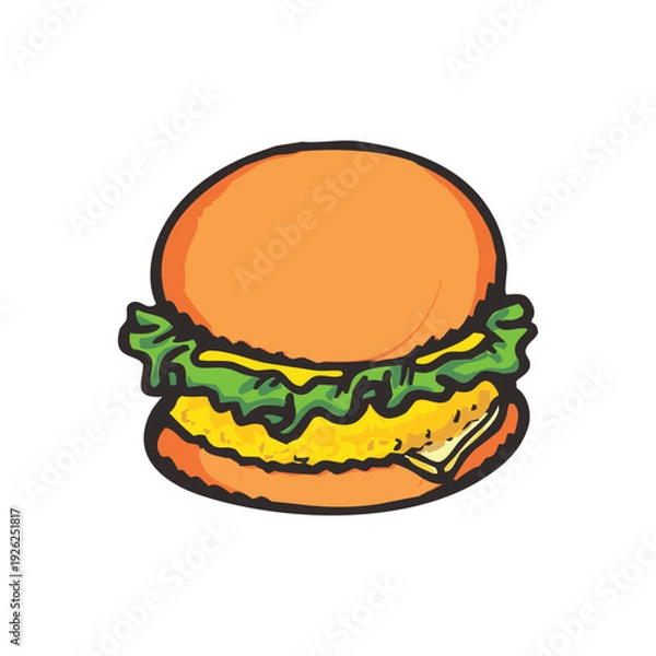 Obraz Make a Professional Burger Vector