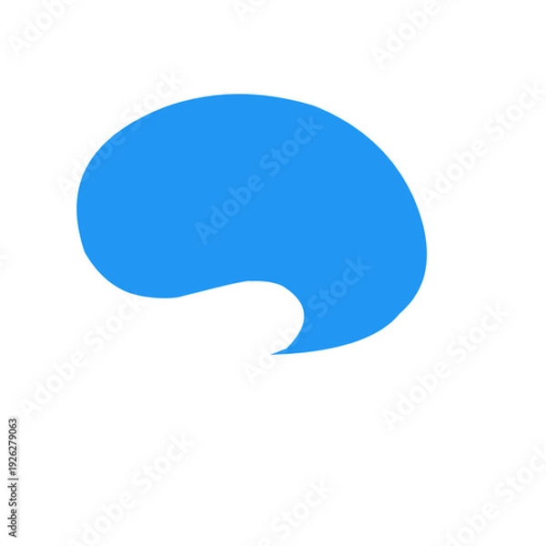 Fototapeta Cute vector speech bubble colorful set