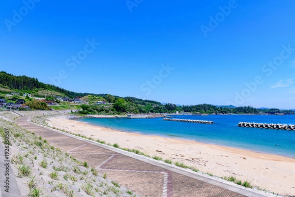 Obraz 三陸 陸前高田の広田海水浴場
