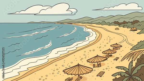 Obraz beach in the summer