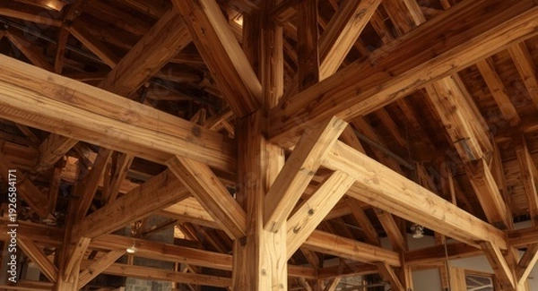 Obraz Structural mass timber design implementation ongoing