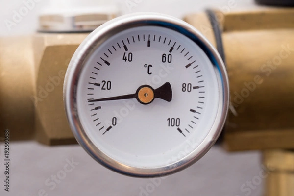 Obraz water temperature indicator, temperature gauge