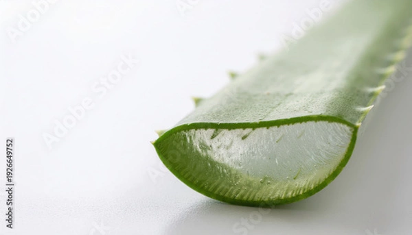 Obraz Fresh wasabi root sliced open