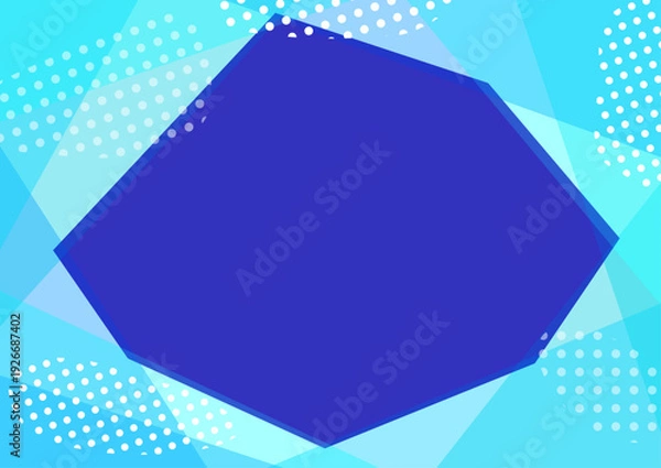 Obraz 青いグラデーションの背景イラスト素材