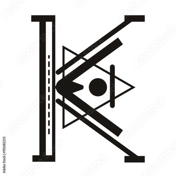 Obraz Sacred Ancient Geometry font