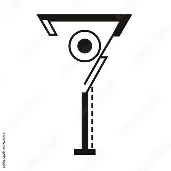 Obraz Ancient Geometry Font 