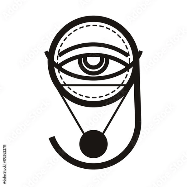 Obraz Ancient Geometry Font 