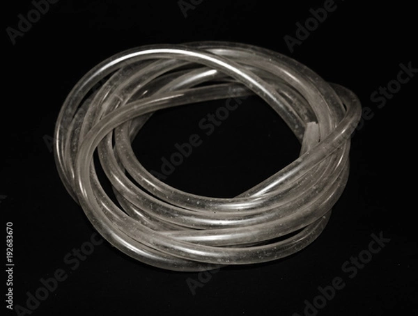 Fototapeta hose isolated on black background