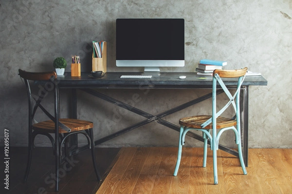 Fototapeta Clean workplace interior