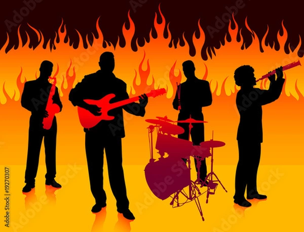 Obraz Musical Band in Hell