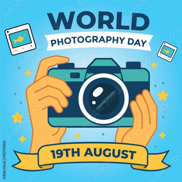 Obraz World photography day post design