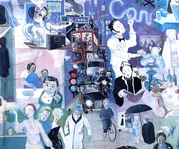 Obraz graffiti london