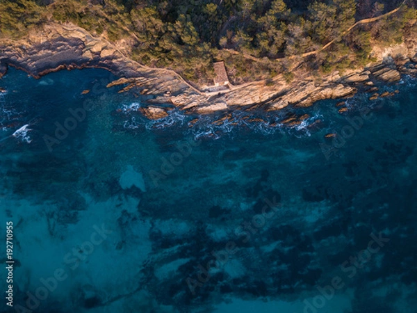 Obraz Coastline aerial shot