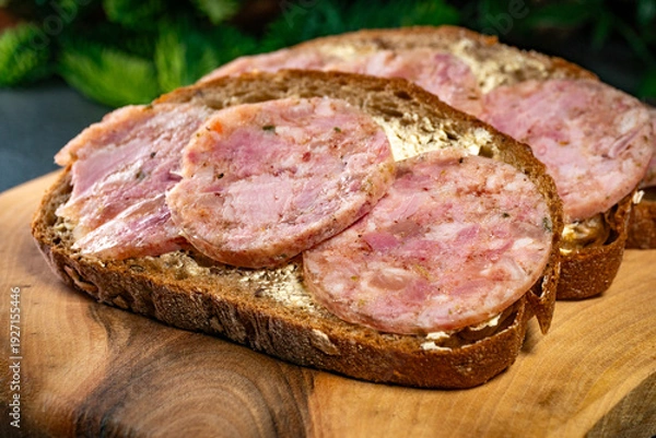 Obraz Sandwich with cold cuts.