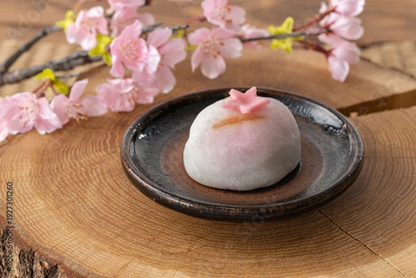 Obraz 春の和菓子