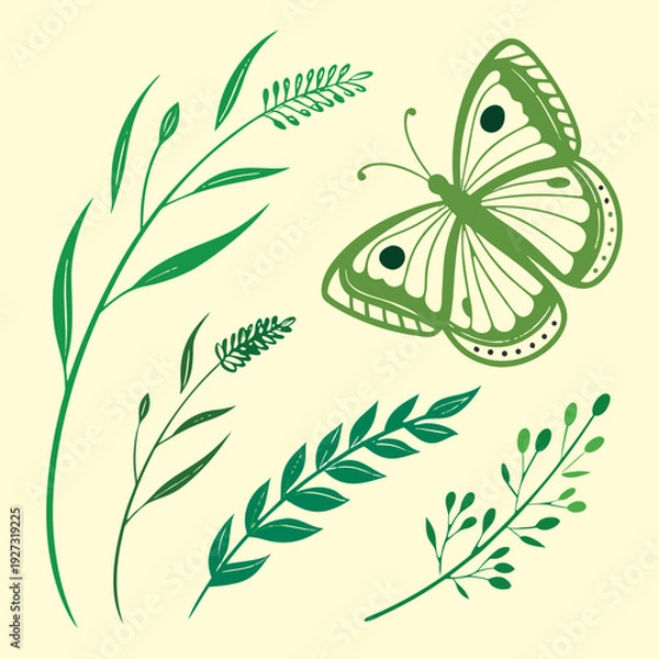 Obraz Minimalist icon representing a vector file or document