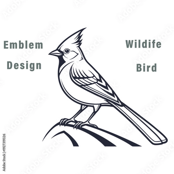 Obraz Minimalist vector icon depicting a simple file folder labeled vector file