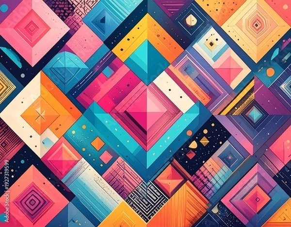 Obraz カラフルな背景素材