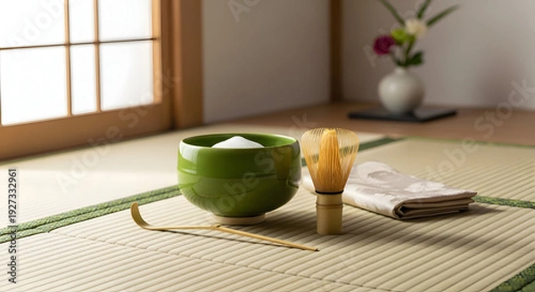 Obraz Serene Japanese Spa Setting