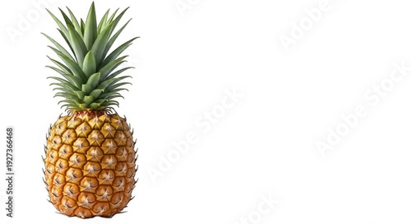 Fototapeta Pineapple isolated on transparent background