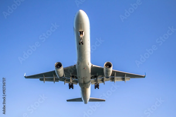 Fototapeta Airplane is landing
