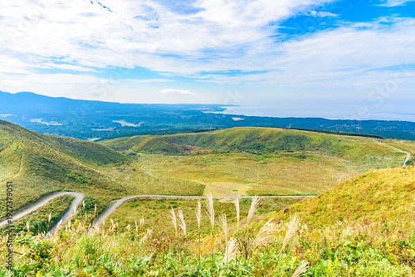 Obraz 秋田県男鹿の寒風山からの展望
