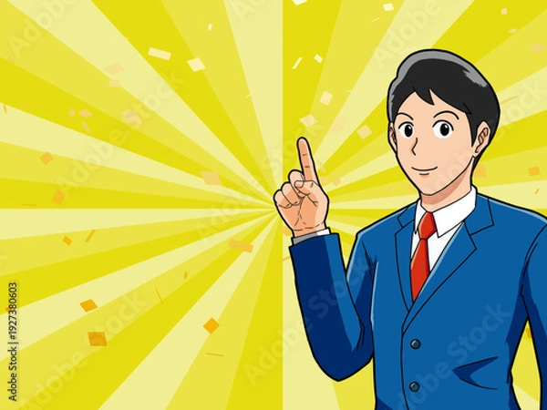 Obraz カラフル, 背景, テクノロジー, ビジネス